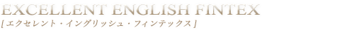 EXCELLENT ENGLISH FINTEX[エクセレント・イングリッシュ・フィンテックス]